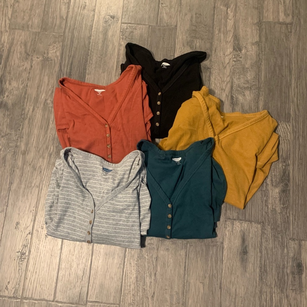 Maternity Rib Knit Henley
